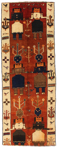 Bakhtiari - Qashqai Persian Carpet 322x120