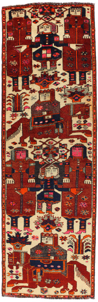 Bakhtiari - Qashqai Persian Carpet 338x110