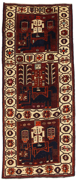 Bakhtiari - Lori Persian Carpet 359x146