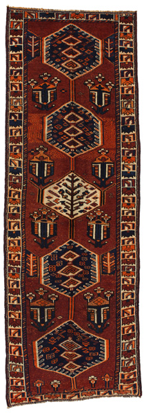 Bakhtiari - Qashqai Persian Carpet 357x121