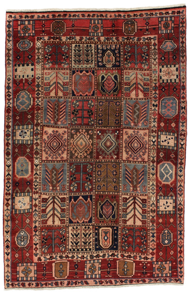 Bakhtiari Persian Carpet 236x154