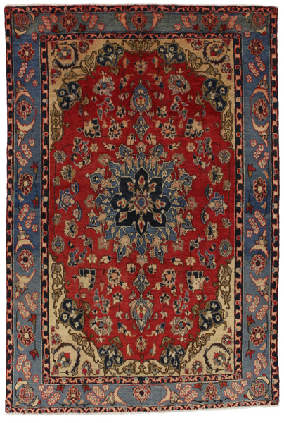 Bakhtiari Persian Carpet 215x146
