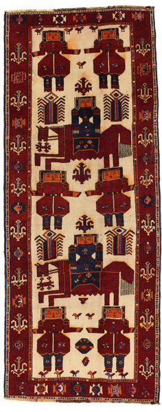 Bakhtiari - Qashqai Persian Carpet 380x149