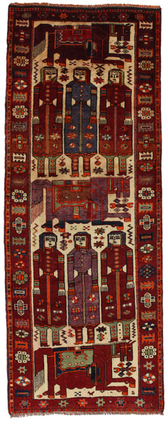 Bakhtiari - Qashqai Persian Carpet 361x137
