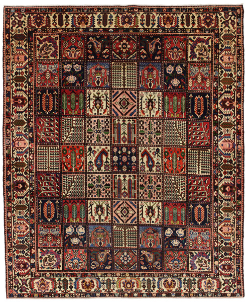 Bakhtiari - Garden Persian Carpet 386x318