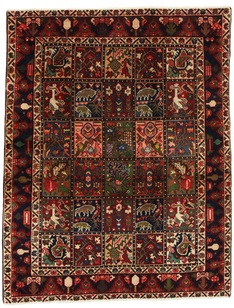 Bakhtiari Persian Carpet 198x155