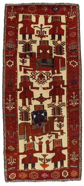 Bakhtiari - Qashqai Persian Carpet 336x143
