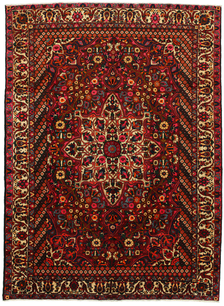 Bakhtiari Persian Carpet 383x284