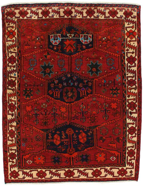 Lori - Bakhtiari Persian Carpet 204x156