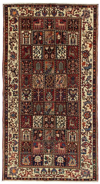 Bakhtiari - old Persian Carpet 287x155