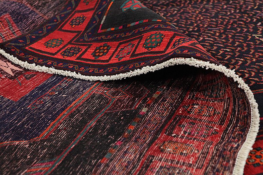 Koliai - Kurdi Persian Carpet 375x157 - Picture 4