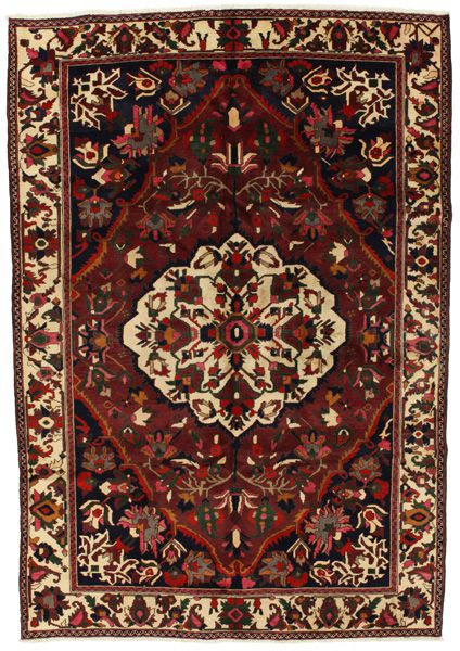 Bakhtiari - old Persian Carpet 305x212