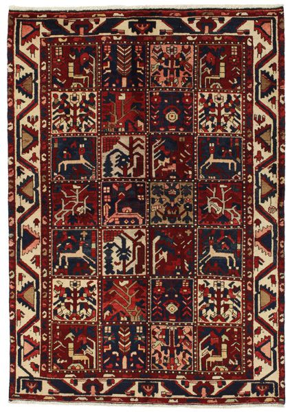 Bakhtiari Persian Carpet 204x142