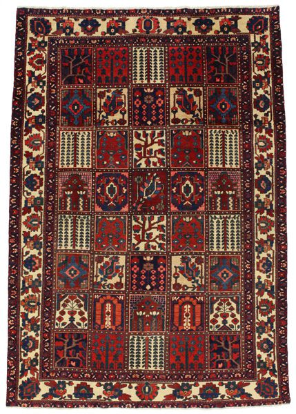 Bakhtiari - Garden Persian Carpet 302x205