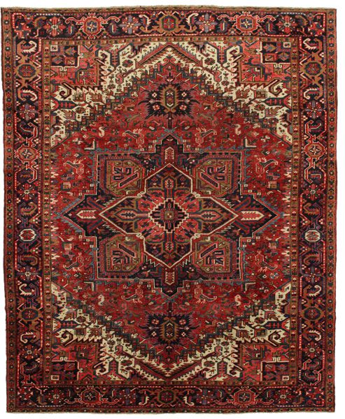 Heriz - Antique Persian Carpet 344x280