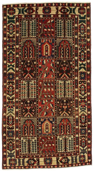 Bakhtiari - old Persian Carpet 300x162