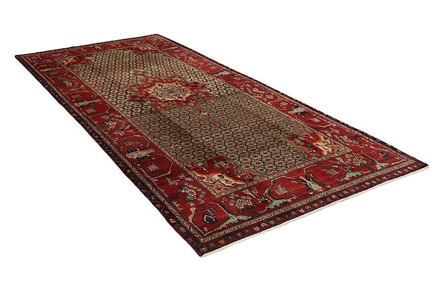 Songhor - Koliai Persian Carpet 338x160 - Picture 1