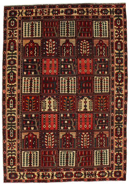 Bakhtiari - Garden Persian Carpet 300x208