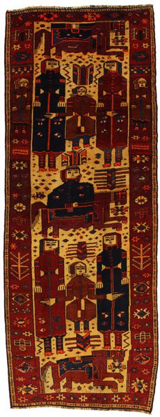Bakhtiari - Qashqai Persian Carpet 405x150