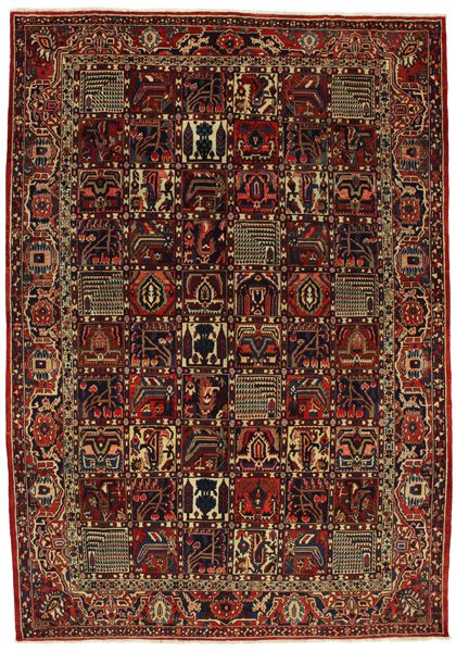 Bakhtiari Persian Carpet 370x260