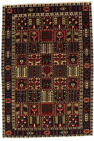 Bakhtiari - Garden Persian Carpet 290x198