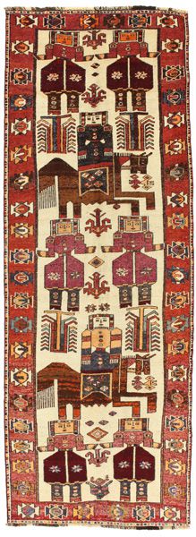 Bakhtiari - Qashqai Persian Carpet 385x135