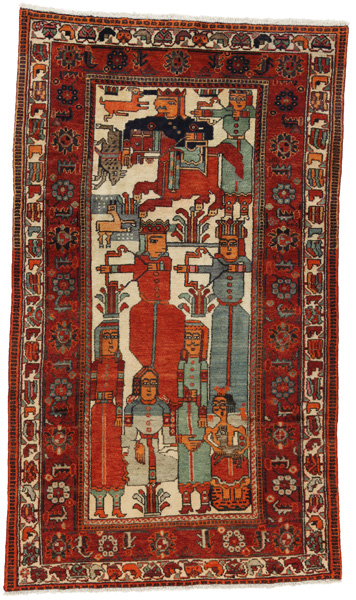 Bakhtiari Persian Carpet 233x138