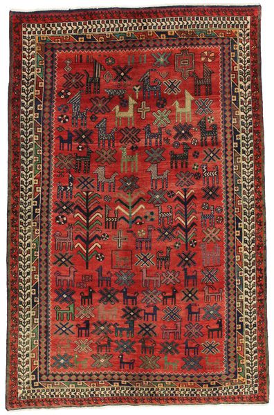 Afshar - Sirjan Persian Carpet 243x158