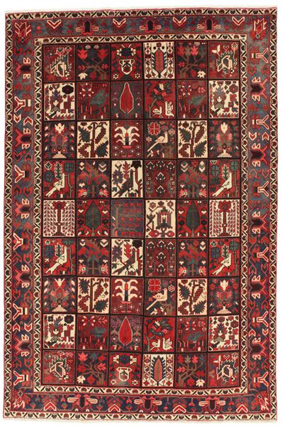 Bakhtiari Persian Carpet 307x205