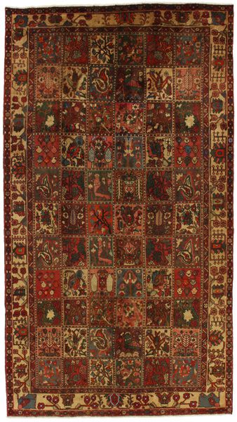 Bakhtiari Persian Carpet 300x166