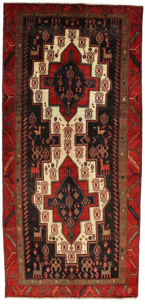Senneh - Kurdi Persian Carpet 293x136