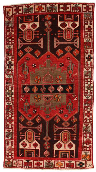 Koliai - Kurdi Persian Carpet 223x120
