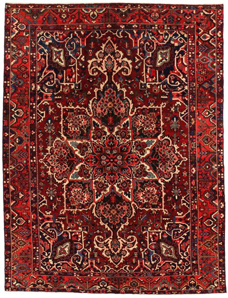 Bakhtiari Persian Carpet 390x298