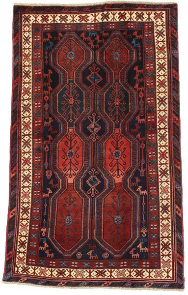 Afshar - Sirjan Persian Carpet 206x124