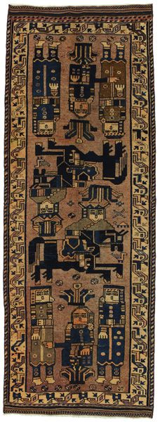 Bakhtiari - Lori Persian Carpet 305x110
