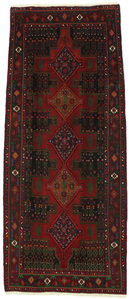 Senneh - Kurdi Persian Carpet 355x143