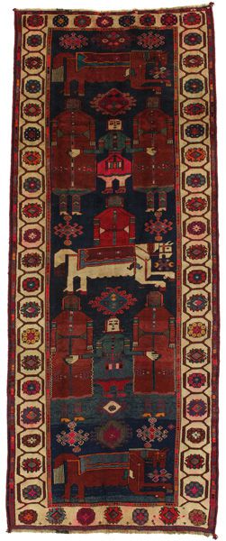 Bakhtiari - Qashqai Persian Carpet 400x156