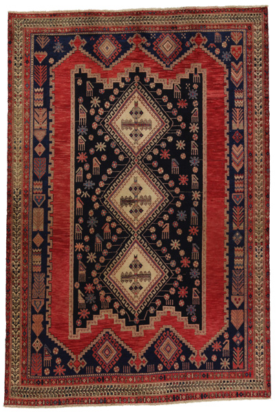 Afshar - Sirjan Persian Carpet 241x150