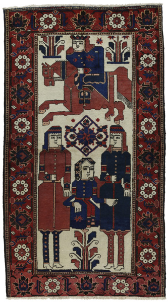 Bakhtiari Persian Carpet 207x113
