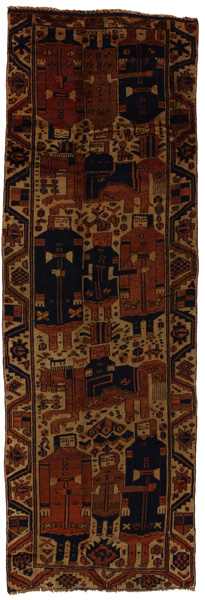 Bakhtiari - Lori Persian Carpet 365x118