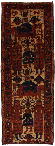 Bakhtiari Persian Carpet 380x138