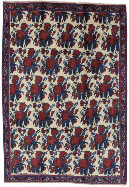 Afshar - Sirjan Persian Carpet 210x144