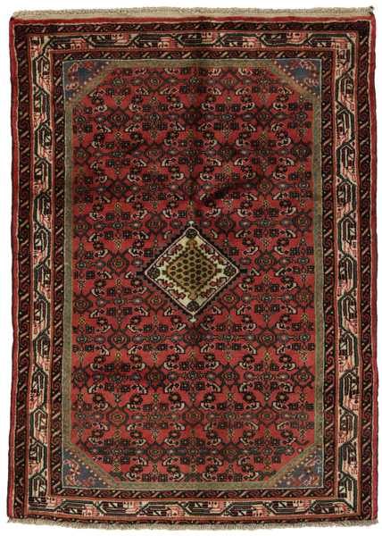 Hosseinabad - Hamadan Persian Carpet 142x103