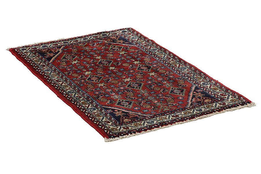 Hosseinabad - Hamadan Persian Carpet 110x70 - Picture 1