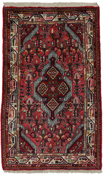 Enjelas - Hamadan Persian Carpet 124x76