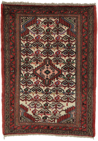 Enjelas - Hamadan Persian Carpet 90x67