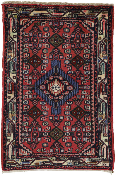 Enjelas - Hamadan Persian Carpet 92x63