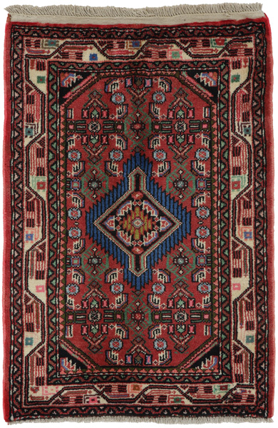 Enjelas - Hamadan Persian Carpet 95x64