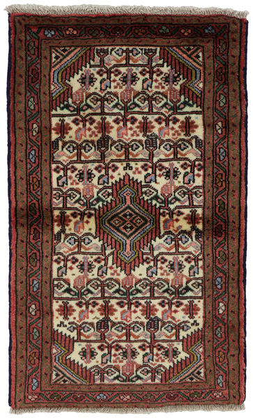 Enjelas - Hamadan Persian Carpet 100x59