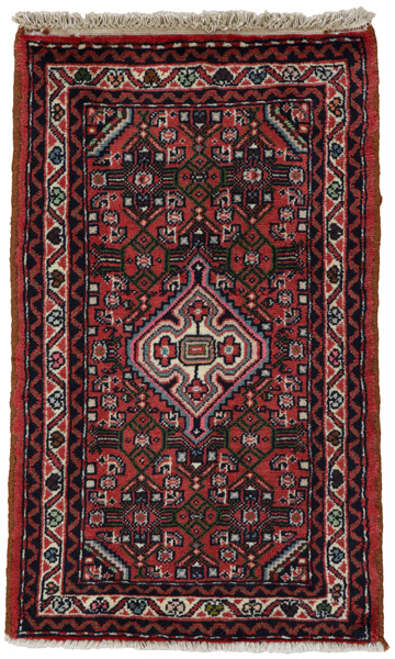 Hosseinabad - Hamadan Persian Carpet 100x60
